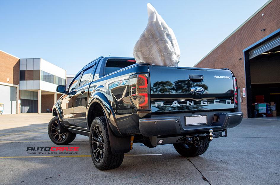 FORD-RANGER-VAPOR-BLACK-MACHINED-WITH-DARK-TINT